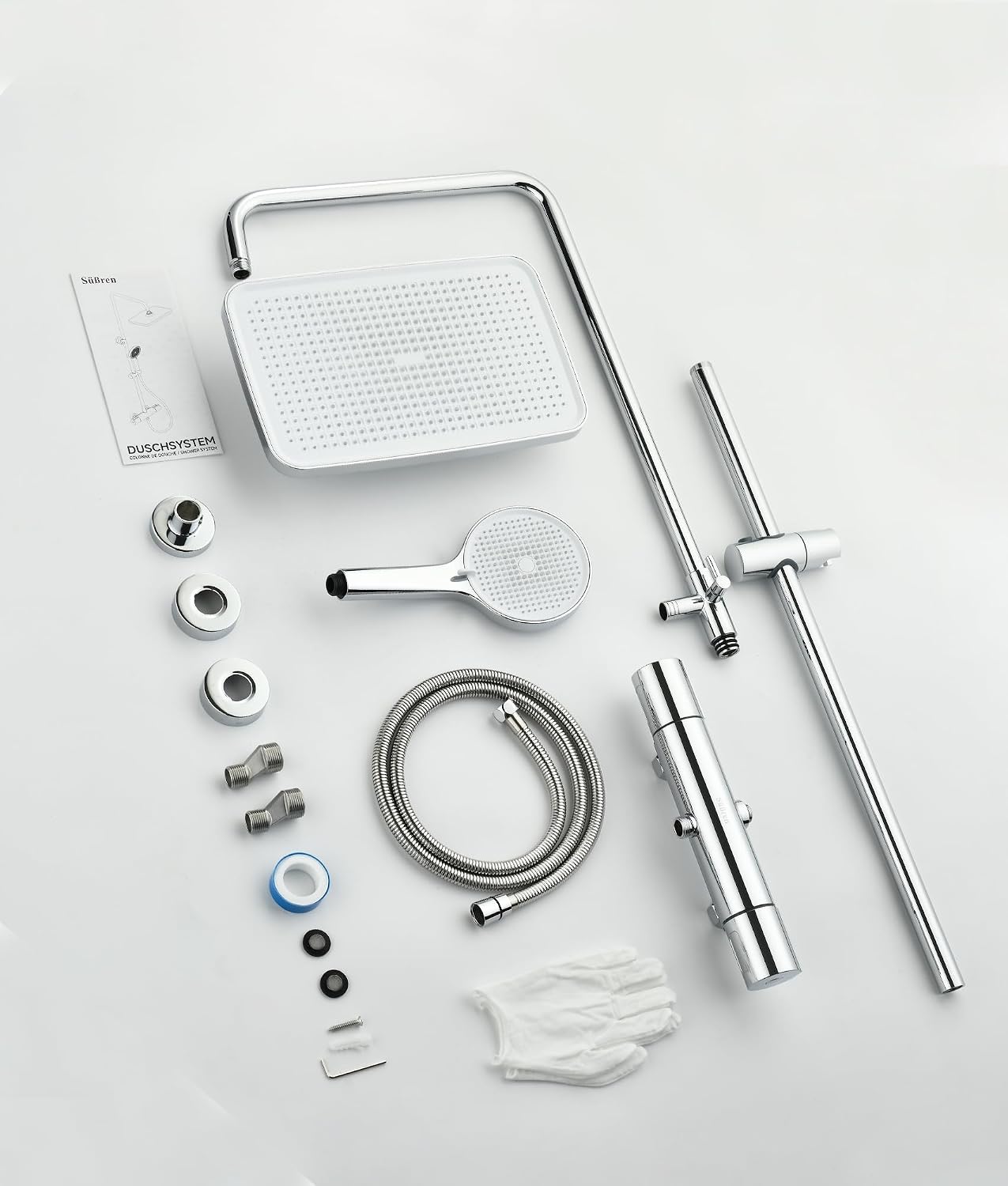 Thermostatic Shower Mixer Set 38°C