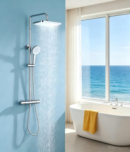 Thermostatic Shower Mixer Set 38°C