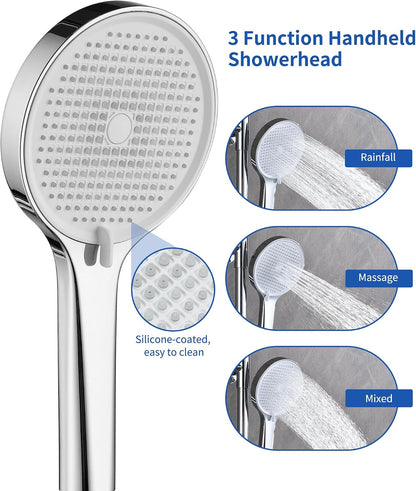 Thermostatic Shower Mixer Set 38°C